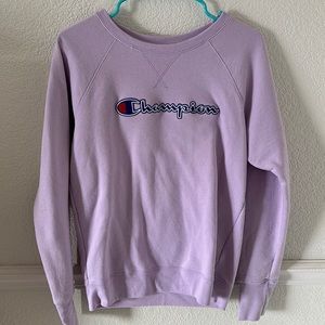 Purple women’s champion new crew neck